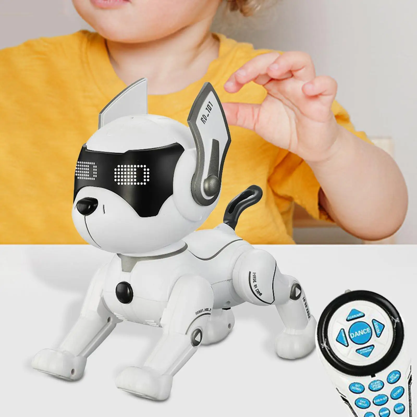 Robot Dog Toy Lovely Interactive Play Smart Electronic Robot Dog for Holiday