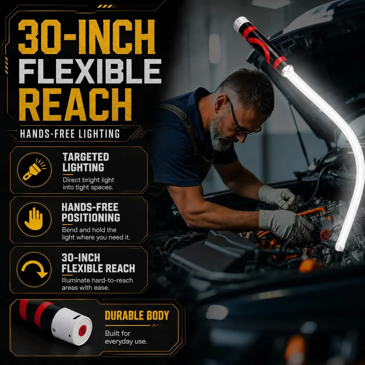 Flexible LED Engine Compartment Light, 30