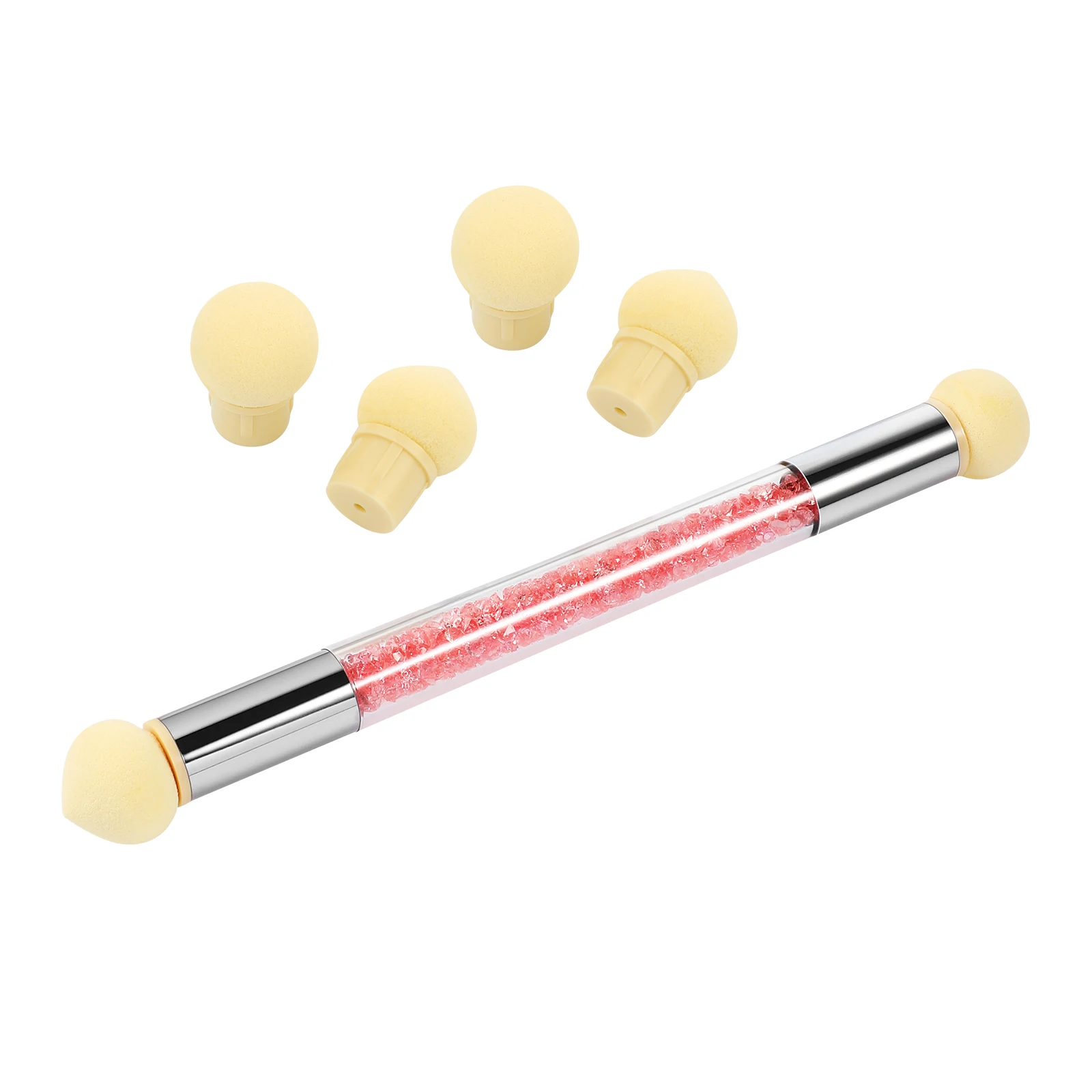 

Nail Art Pen Sponge Brush Double Headed Tools for Manicure DIY Reusable Cleaning Water Nail Painting Accessories Blooming