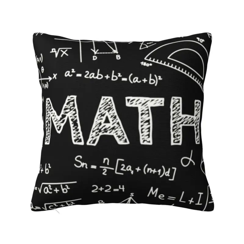 Physicist Math Teacher Pillow Case 40x40cm Decor Home Luxury Nerd Mathematician Chair Cushion Square Pillowcase