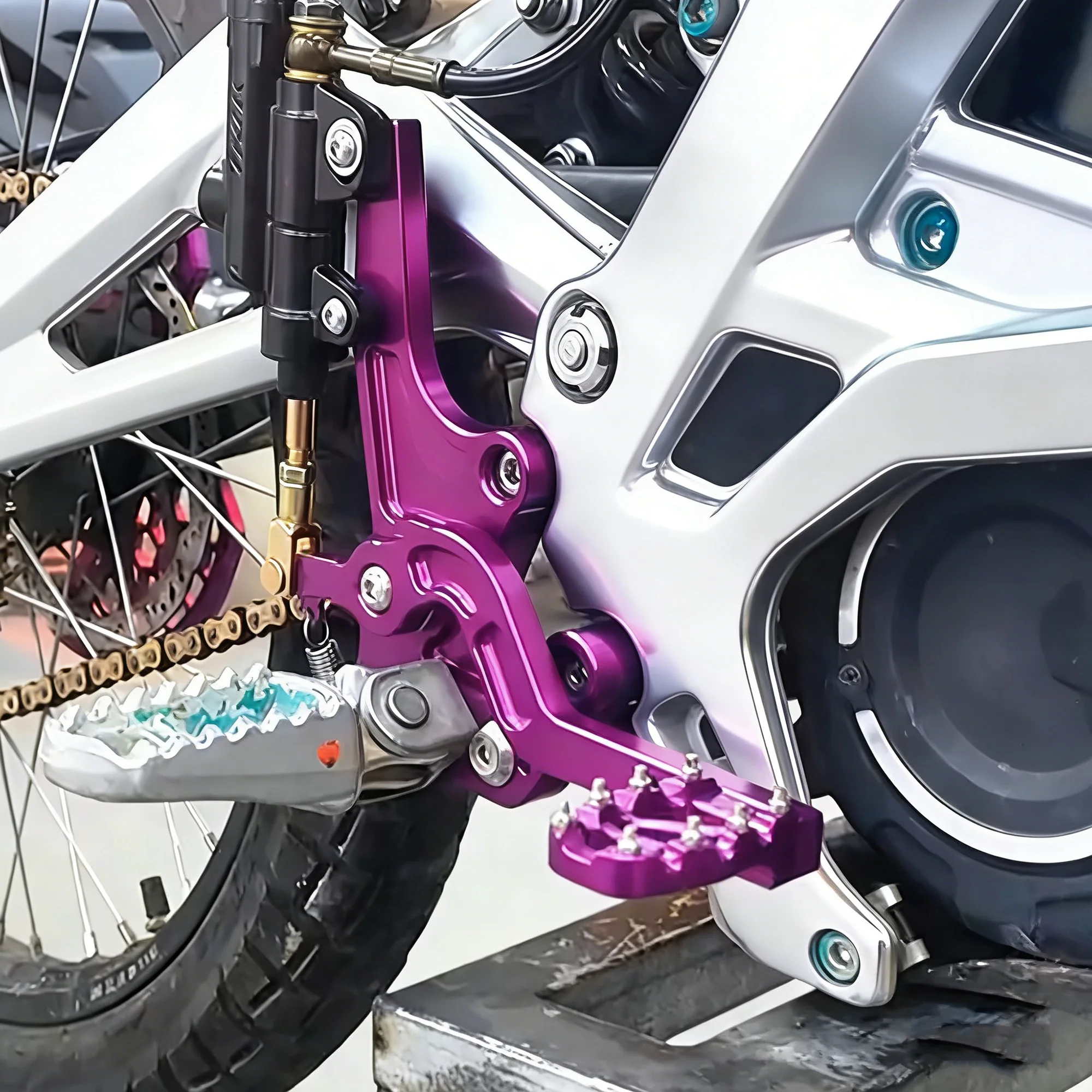 Light Bee S/X Off-Road Electric Dirt Bike Dual Caliper Foot Brake Kit Modified Footbrake for SEGWAY X160 X260 79bike