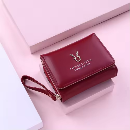 Luxury Brand Women's Small Wallet Female Card Holder Short Wallets with Coin Purse for Woman Ladies PU Leather Hasp Mini Clutch - Image 7