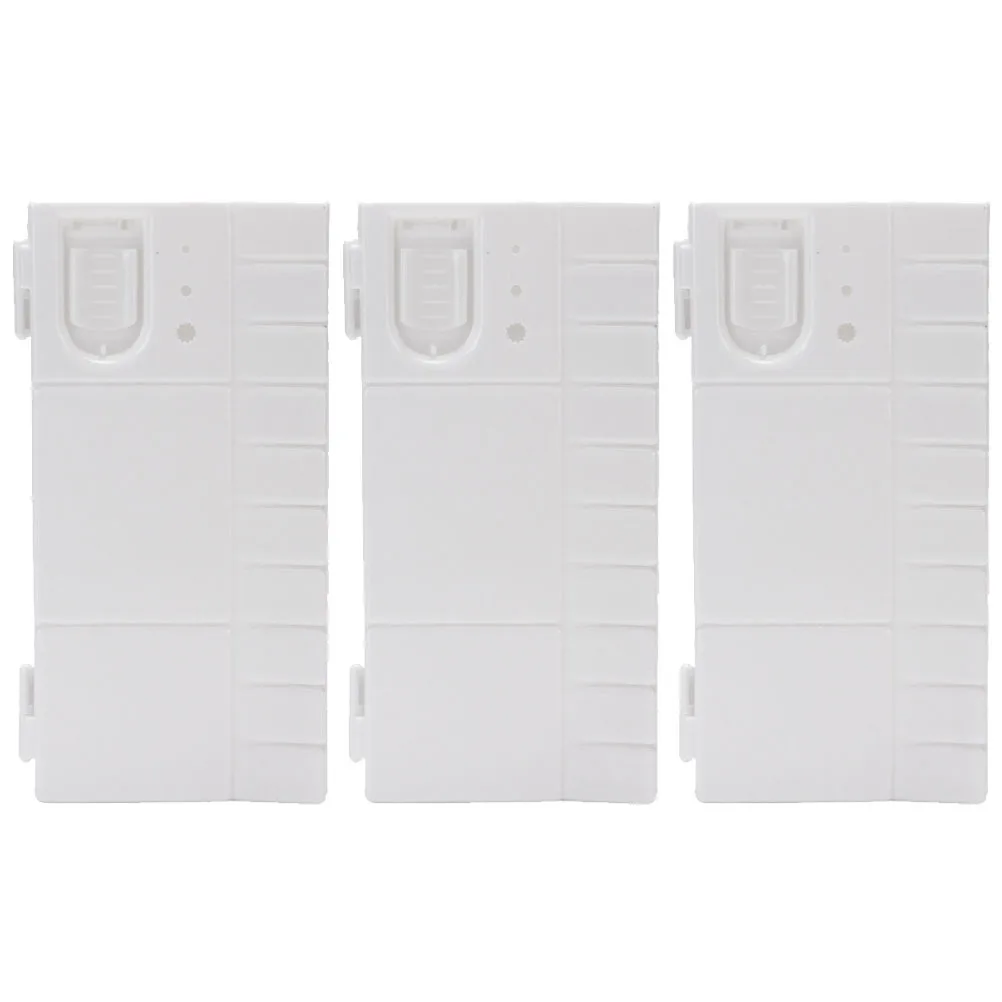 

3pcs Folding Watercolor Palette With Compartments Smooth Surface Easy Cleaning Art Paint Box For Artists Students Watercolor