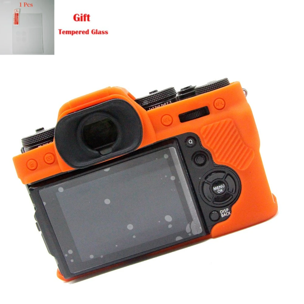 

For FUJIFILM Fuji XT3/XT-3 Protective Silicone camera bag photography accessories Camera Bag + free tempered film