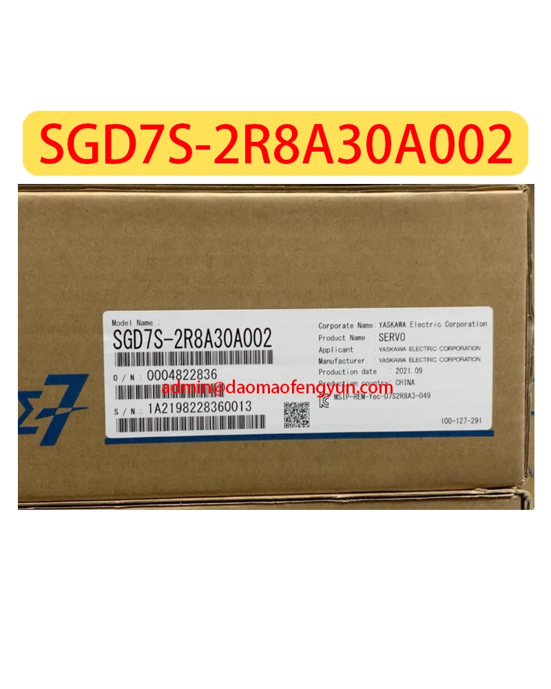 

SGD7S-2R8A30A002 Brand new Servo Drive SGD7S 2R8A30A002，Fast shipping