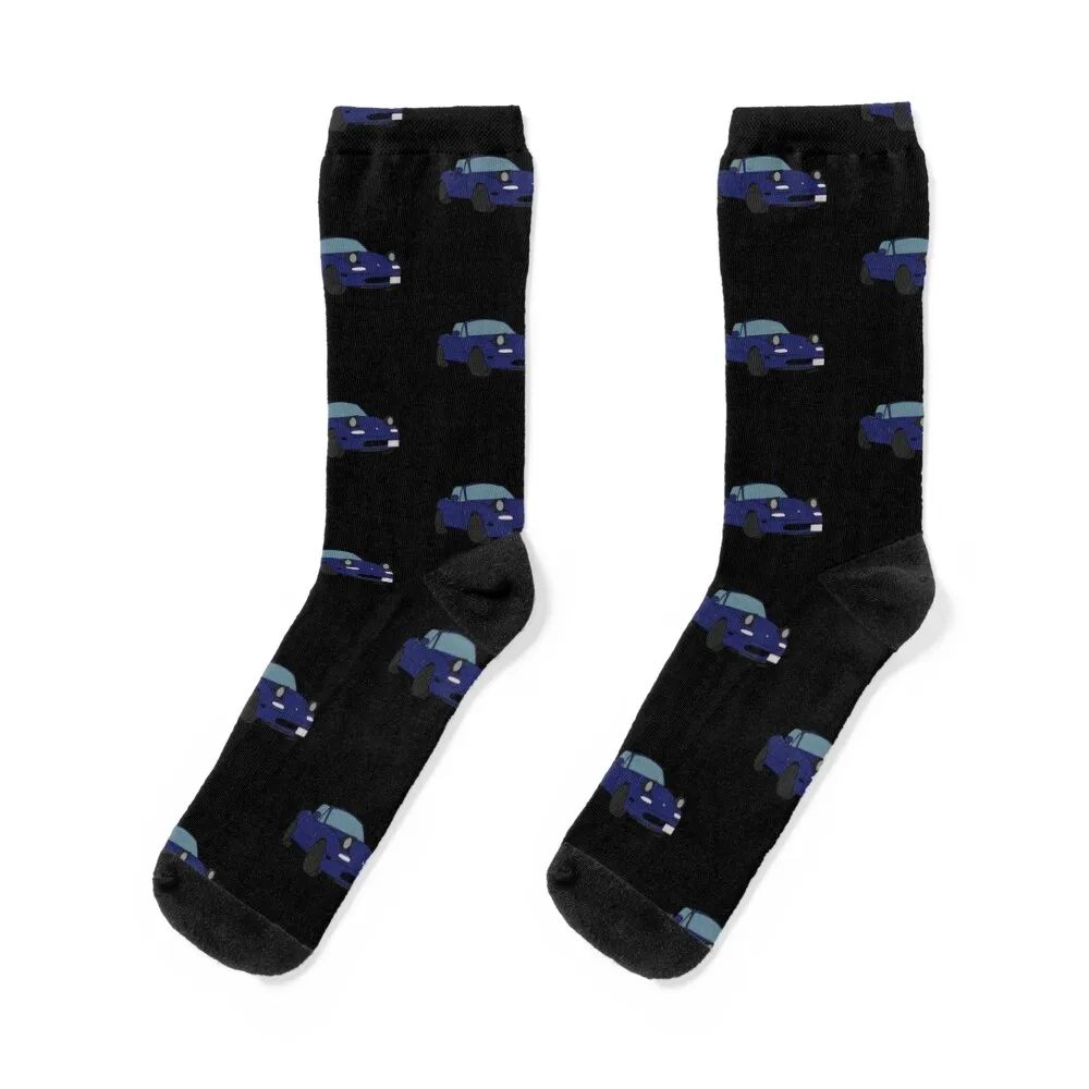 

Mazda Miata mx5 1990 blue Socks Sports winter thermal sport new in's Socks For Men Women's