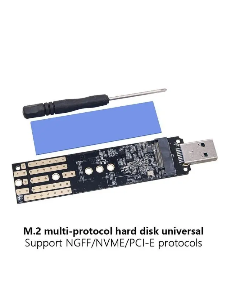 

652F M.2 NVME SATAs SSDs Enclosure with USB3.1 TypeA Connectivitys for Fast Data Transfer