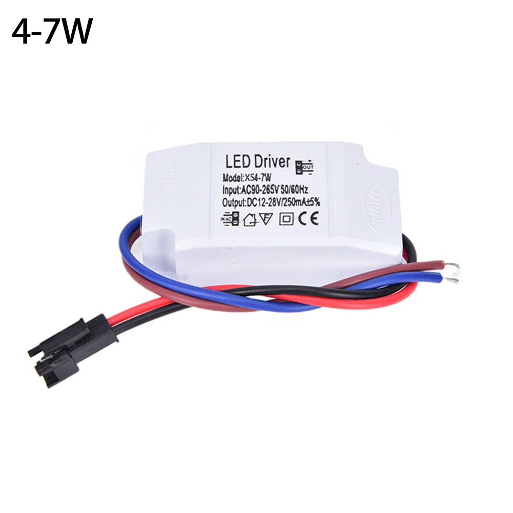 LED Driver 300ma 3W 4-7W 8-12W 13-18W 18-24W Down Lamp Power Supply Adapter Unit AC85-265V Panel Light Transformer Beginners