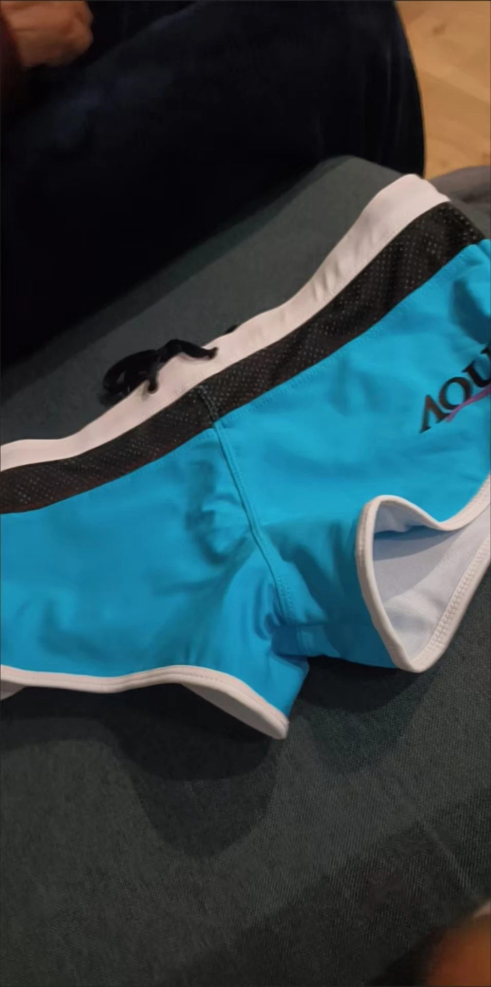 Combination Spot Foreign trade men's solid color black boxer swimming trunks simple loose fashion's cross-border -604U113