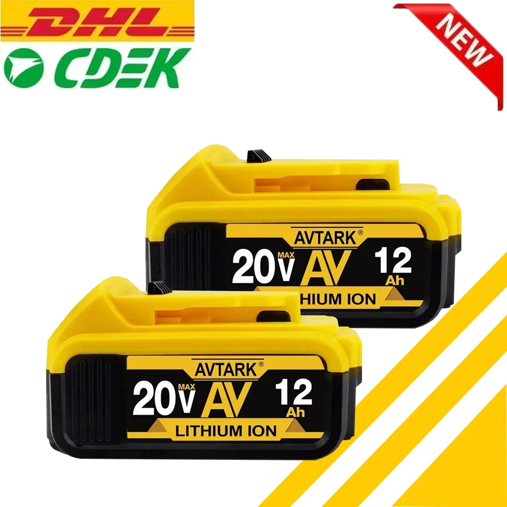 

Original DCB200 20V 12Ah Lithium Replacement Battery DCB184 DCB200 DCB182 DCB180 DCB181 DCB182 DCB201 DCB206 For Dewalt 20V