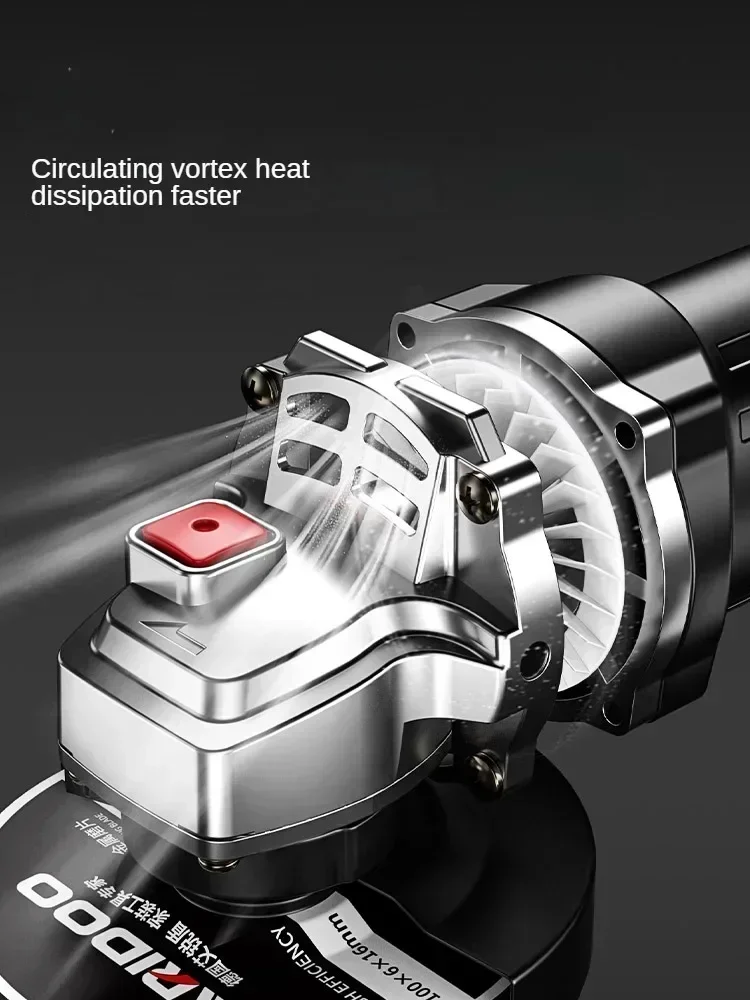 Pulidora de amoladora angular multiusos de 220V con máquina de corte portátil compacta para bricolaje en el hogar
