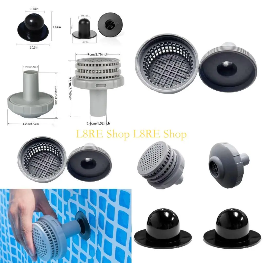 L8RE Pool Inlet Nozzle For Water Circulation Swimming Pools Hose Adapter Connection