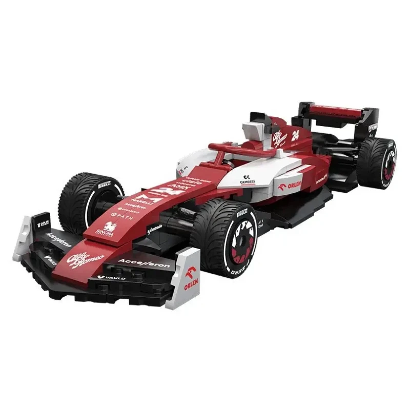 238-teiliger Berühmter Rennteam ORLEN C42 2022 Rennwagen-Bausatz mit Figuren Konstruktions-Bausteine Spielzeug Geschenk für Jungen