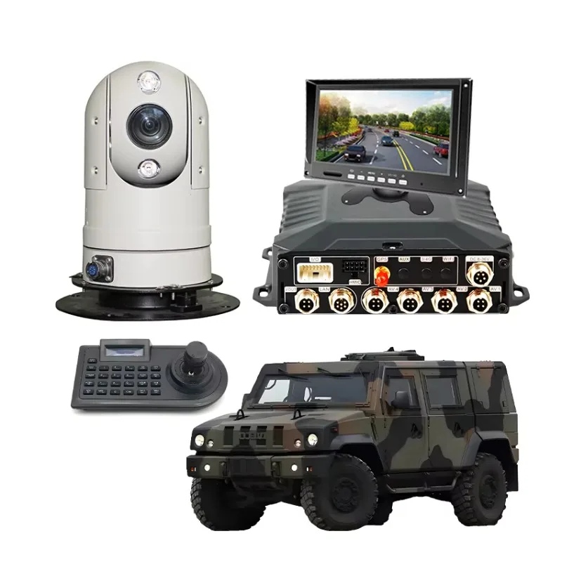 

IP66 Waterproof 2MP/4MP/8MP Dome Camera Kit Wide Angle Night Vision 26x Laser Zoom Pan-Tilt Vehicle Mounted Top Car PTZ Camera