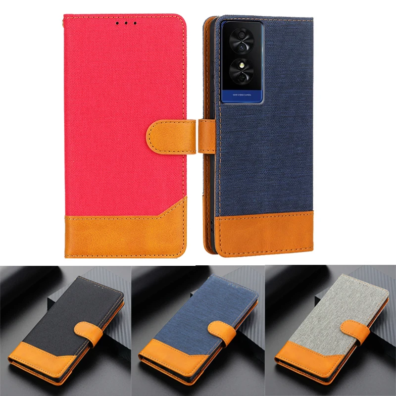 

Business Wallet Case For чехол на TCL 50 SE Phone Cover Leather Capa Flip Cover For Estuches De Celular TCL 40 NxtPaper 4G Funda
