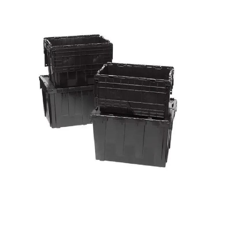 

Attached Lid Container, 13.46 gal, 21 3/4 in L, 15 1/4 in W, 12 7/8 in H, Black, Plastic