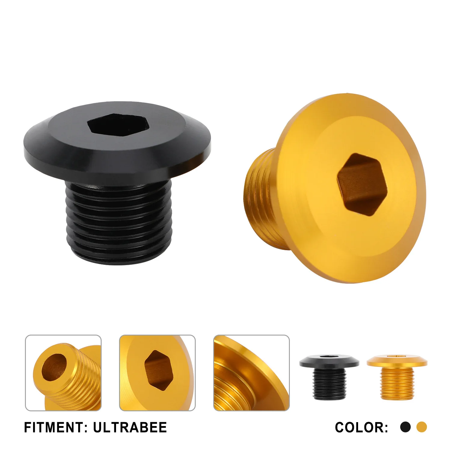 

High-Quality Aluminum Alloy Front Wheel Axle Nut Replacement Part for Light Bee Motorcycles
