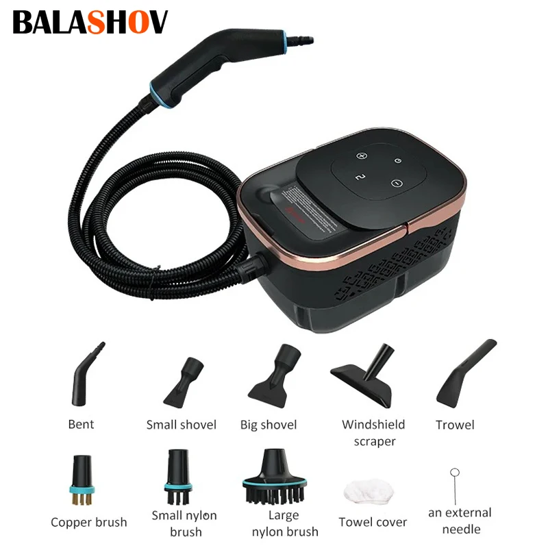 2500W Portable Steam Cleaner High Temperature Sterilization Pressure Jet Washer Machine for Home Car Kitchen Air Conditioner