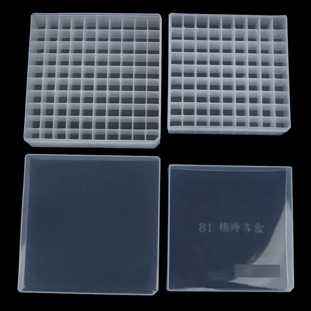 

Plastic Test Tube Holder 20/25/81/100Well for 1.8ml/2ml Microtube Storage Box With Cover Display Showing Stand
