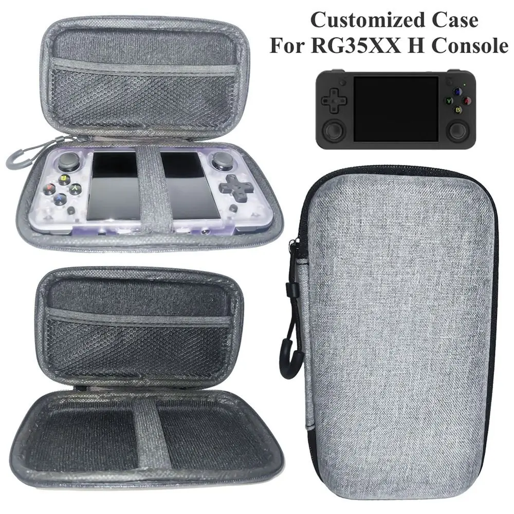 1Pcs Zipper Carry Bag Game Console Case Scratch-resistant Anti-fall Hard Game Console Storage Bag Portable EVA