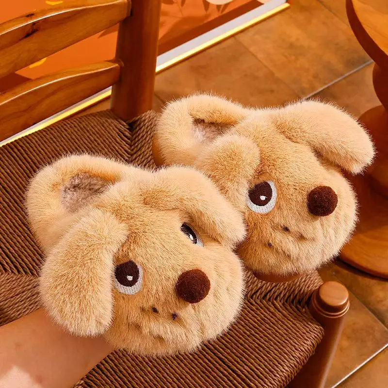 

Детские зимние новые хлопковые тапочки с героями мультфильмов Baotou, плюшевые теплые домашние тапочки для мальчиков и девочек, пушистые тапочки для родителей и детей