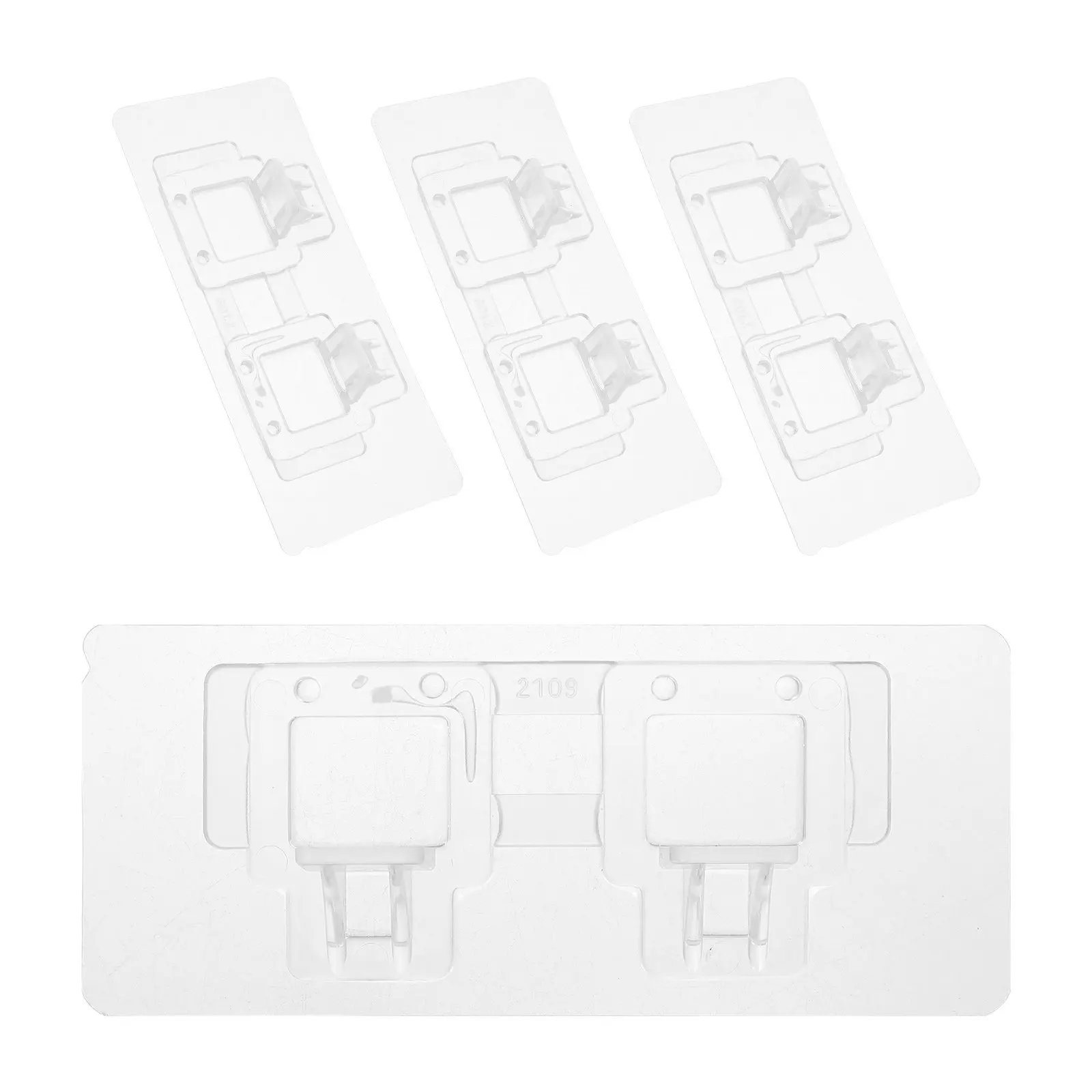 4Pcs Floor Mirror Support Stand Anti-Tip Adhesive Stabilizer No Drill Full Length Mirror Base Safety Holder for Home Bedroom