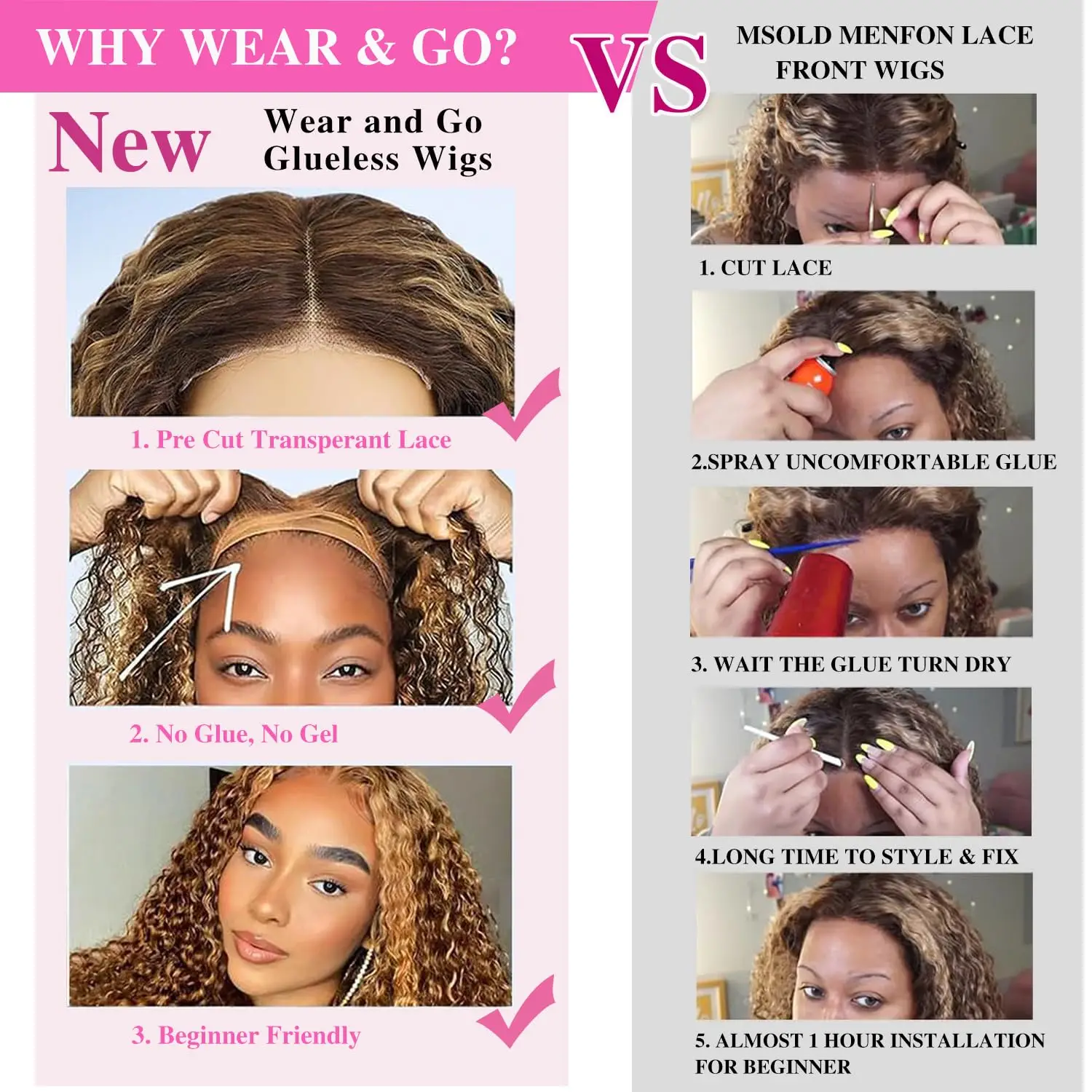 أومبير مجعد بوب شعر مستعار غلويليس قبل قطعها 5x5 HD الدانتيل ارتداء وإغلاق موجة عميقة # 4/27 تسليط الضوء على شعر مستعار بوب ملون الشعر البشري #5