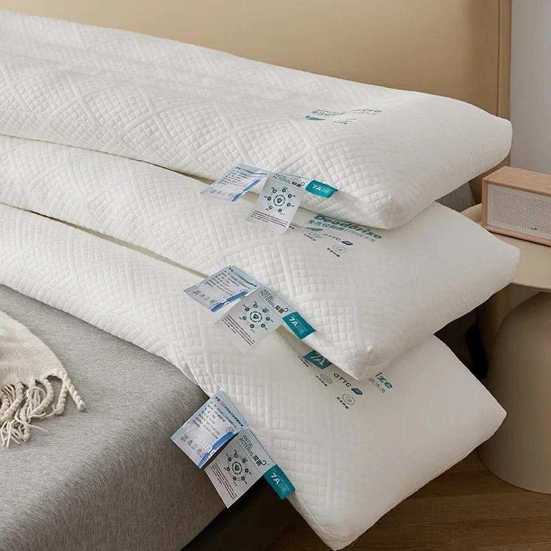 Long pillow, 7A double long pillow, double pillow core, single pillow, couple pillow, skin friendly neck pad, intimate pillow