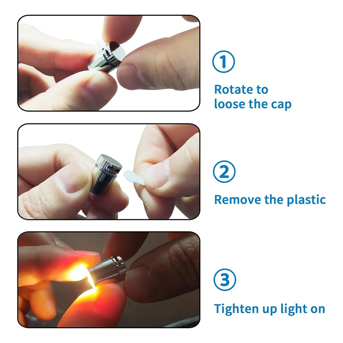 Luci in miniatura da 36 pezzi per casa delle bambole, luci a LED in miniatura per artigianato, mini faretti a batteria (bianco caldo)