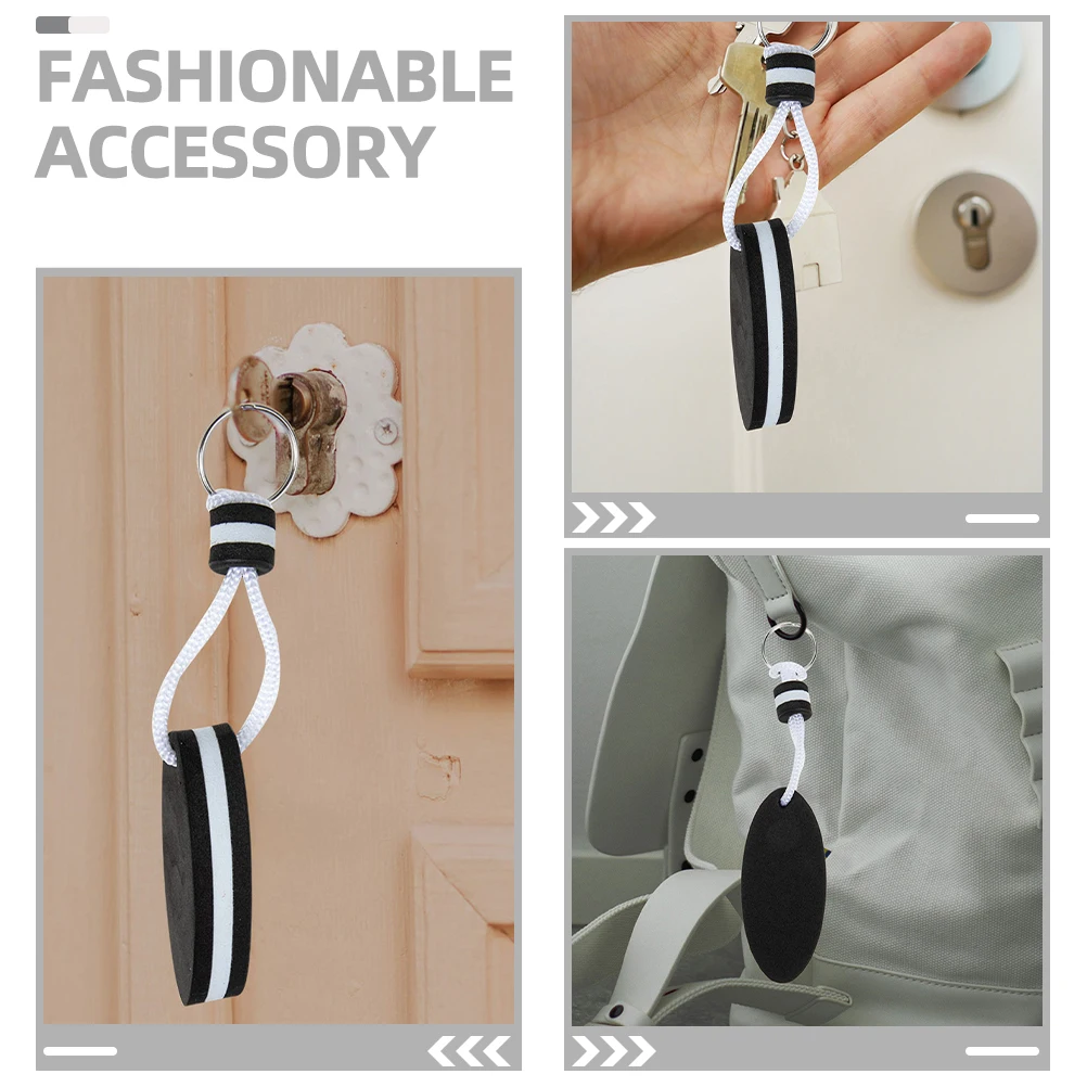 

5 Pcs Surfboard Pendant Keychain Beach Floating Nautical Sponge Chains for Boats Eva Holder