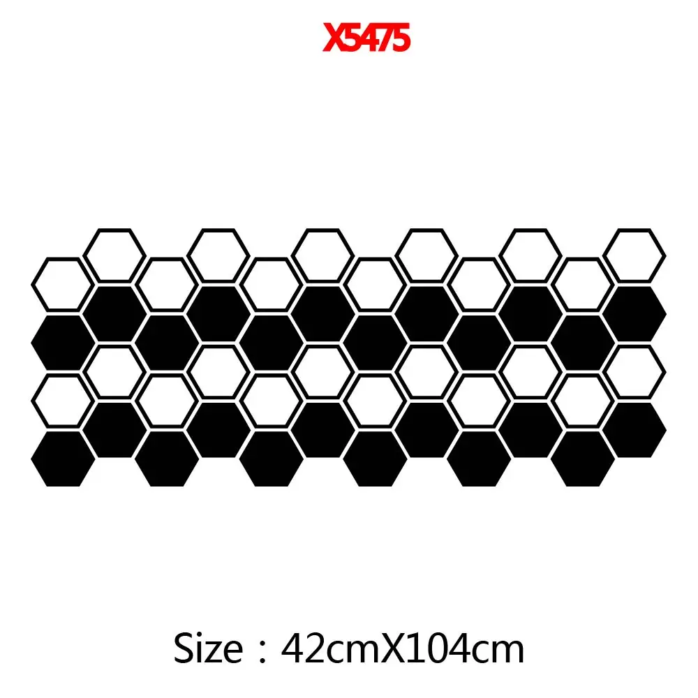 Honeycomb Vinyl Sticker Auto Body Decor Tuning Car Side Stickers For Universal Car Brand Auto Tuning Decal Accessories