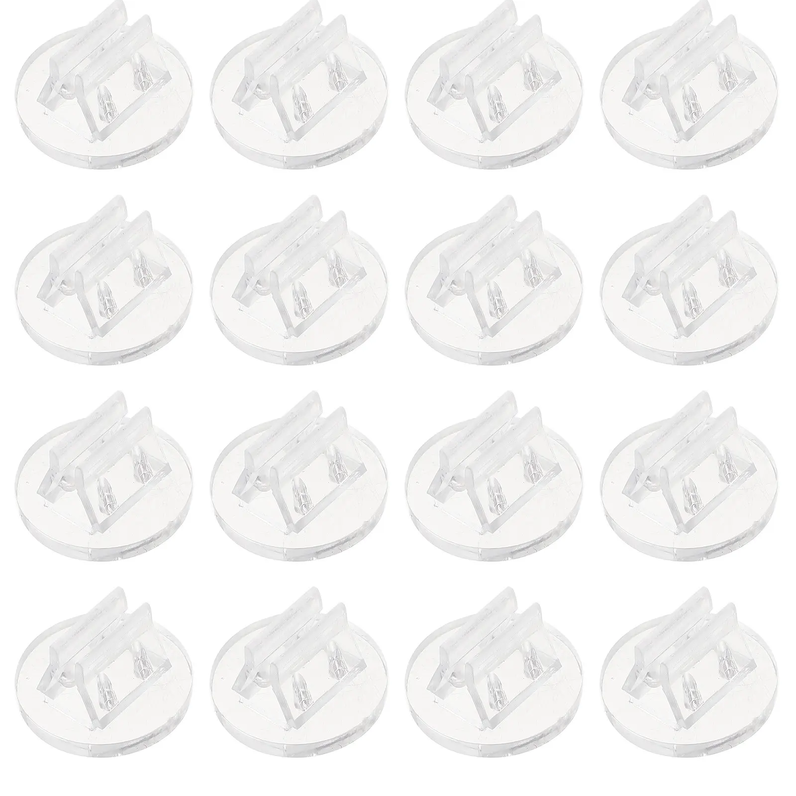 

100 шт. пластиковых держателей для карт, подставок для бумажных карт, органайзеров для визиток и игровых элементов, держателей для демонстрации игровых фигурок