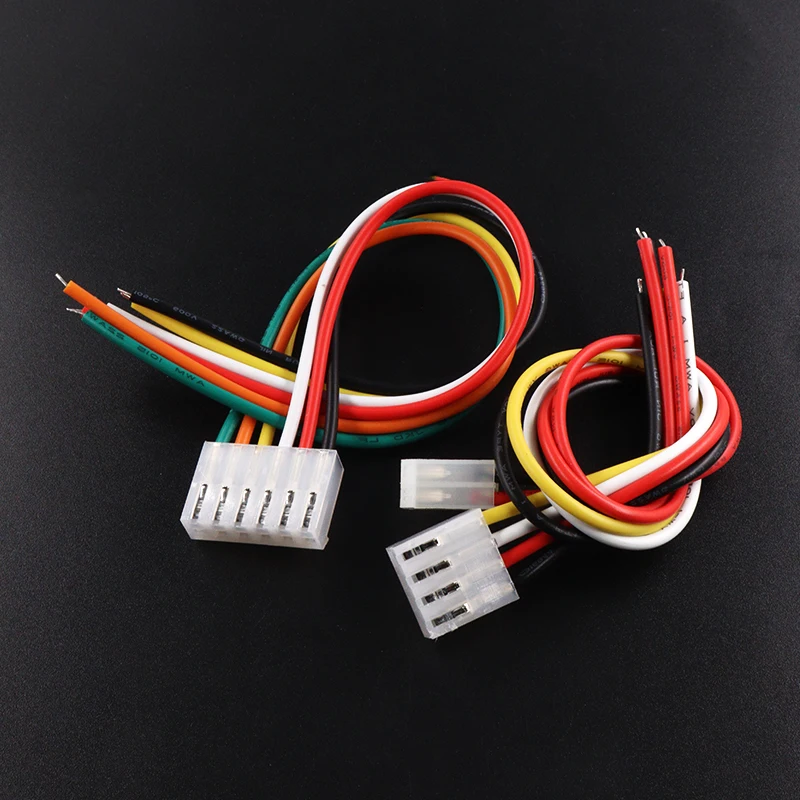 5Pcs CH3.96 Cable CH 3.96mm Female Housing Plug Connector Wire 2P 3P 4P 5P 6 Pin 22AWG Line 20cm Length