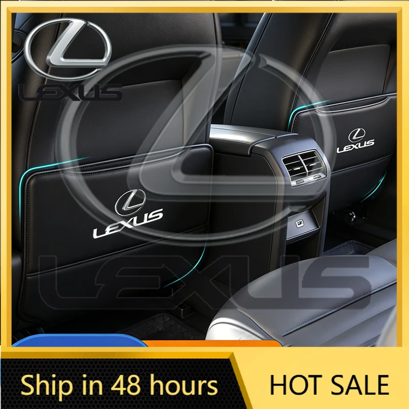 

2026 Hot Interior Stickers Car Seat Back Anti-Kick Mat Protector Pad Cover For Lexus F SPORT ES RX NX LS UX LM LX GX LC RZ IS CT