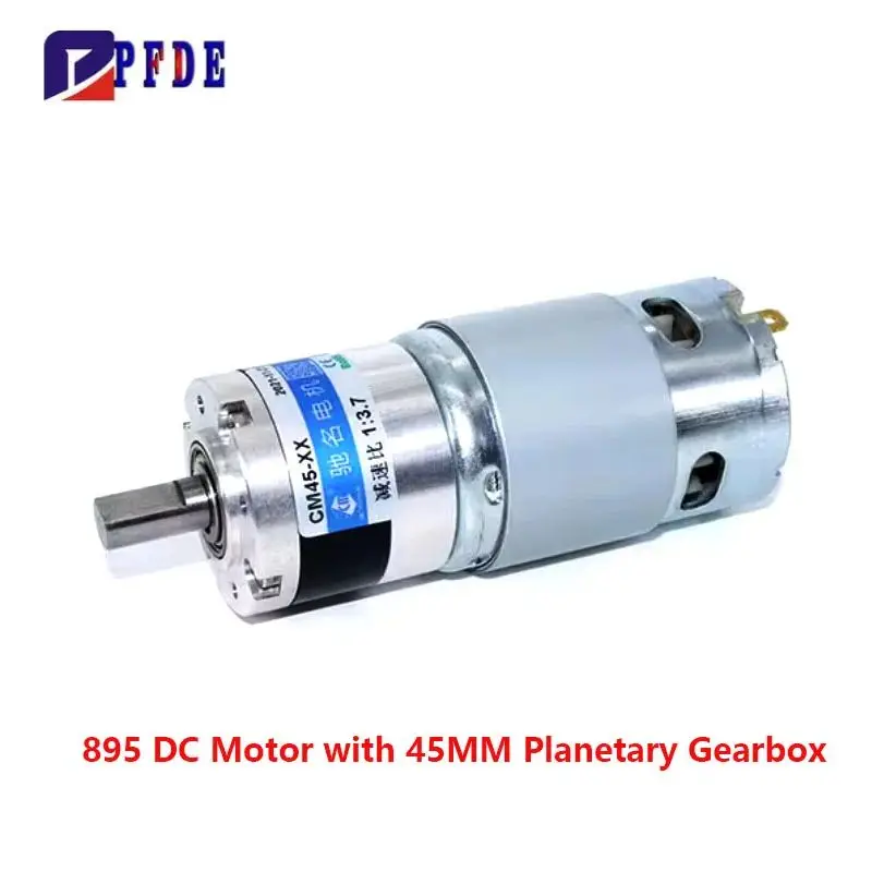 

895 DC Motor with 45mm Planetary Gearbox Speed Regulating motor High Power Speed Regulating Positive and Negative Torque Motor