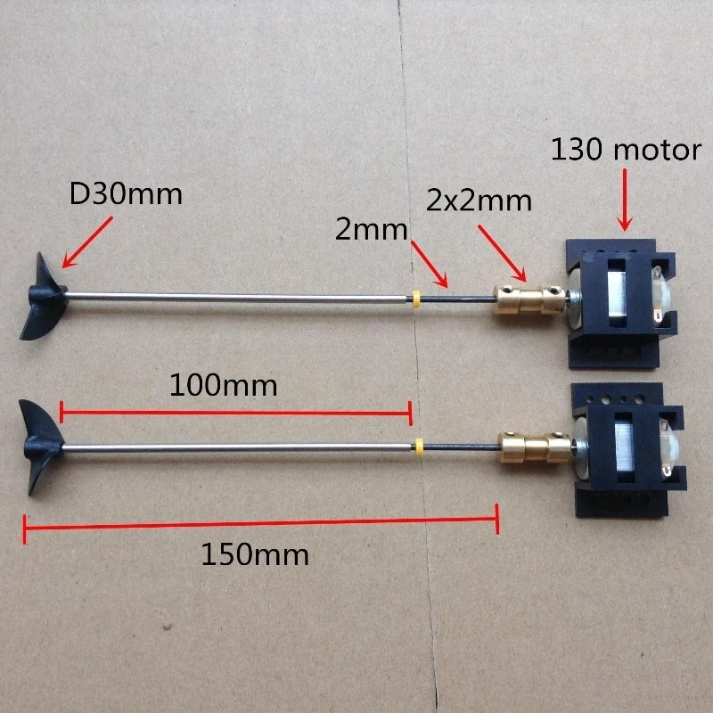 130 strong magnetic dual motor remote control hull internal transmission differential set DIY technology model making material