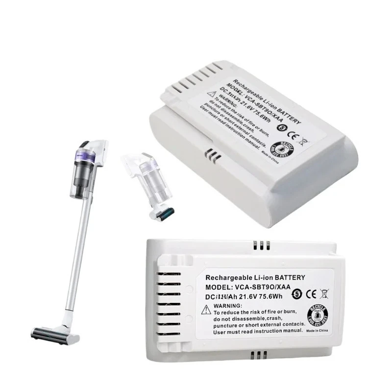 For Samsung VS15T7032P4 VCA-SBT90E,VS15R8542S1,Jet90E Pet,Jet70 Turbo,Jet70 Pro,Jet70 Complete 2500mAh Dust Collector Battery