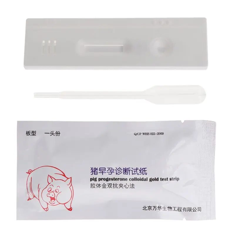 D0AD Pig Pregnancy Test Set, Pig Canine Pregnancy Tester, Disposable Pregnancy Test Kit