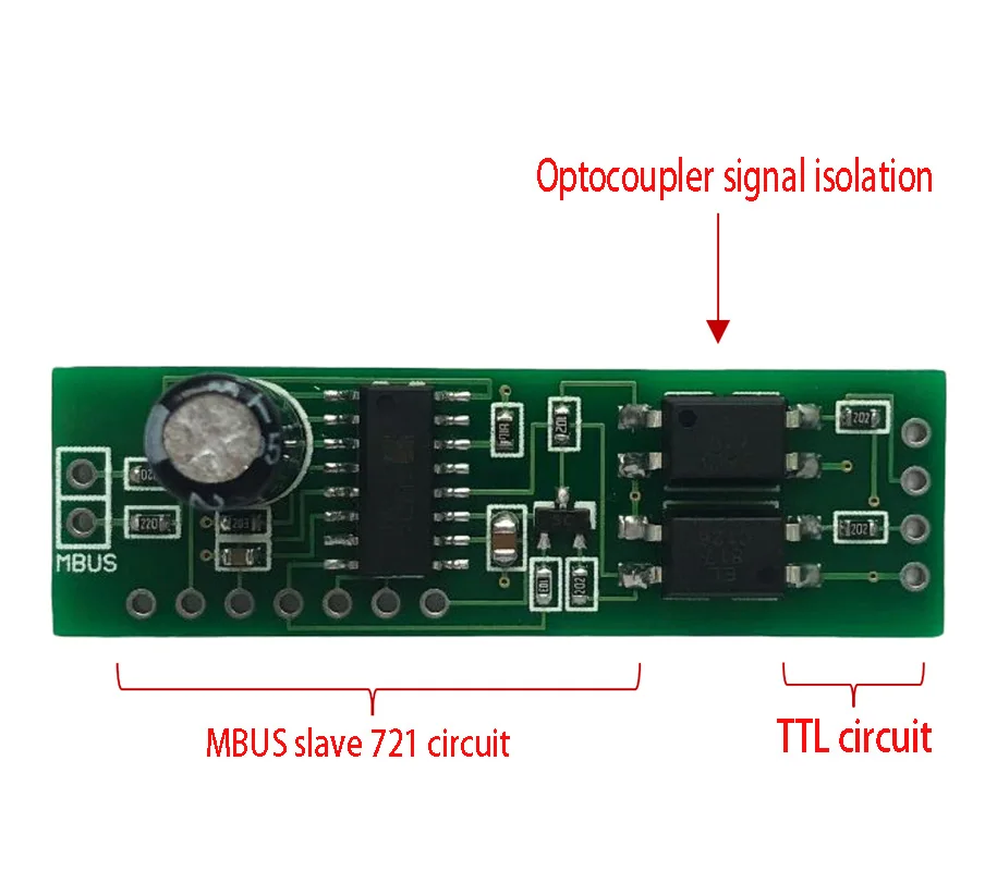 FC721 is fully compatible with TSS721 module TTL serial port to MBUS with isolated and non isolated interfaces