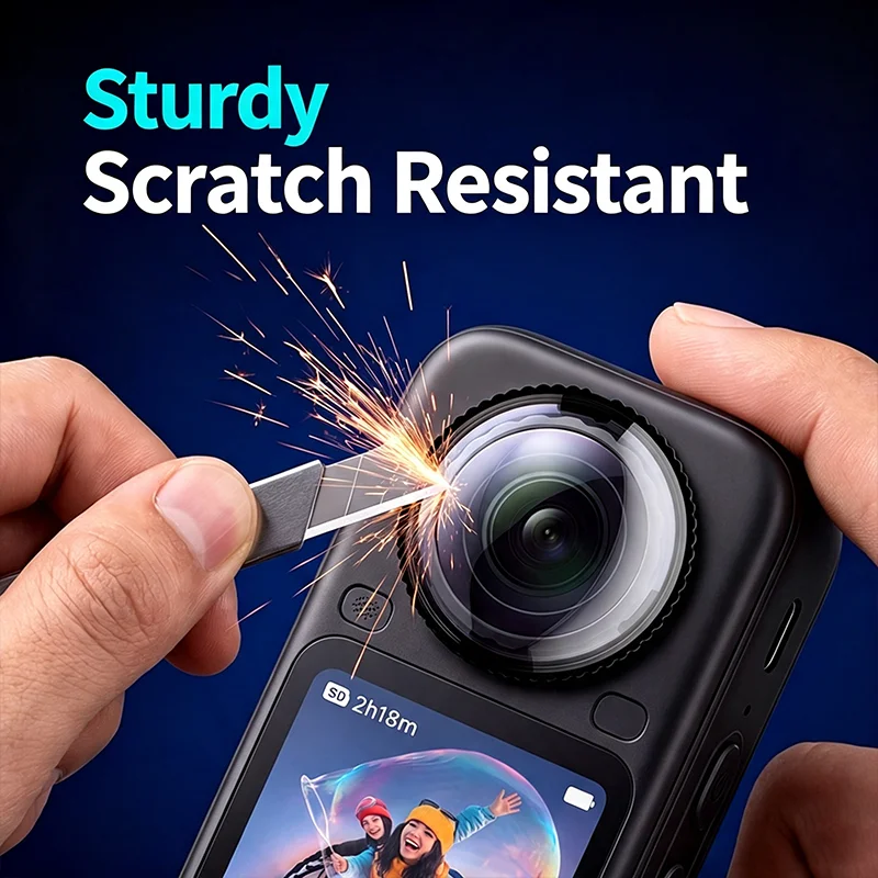 For Insta360 X6 Camera Optical Lens Guard Anti-Scratch Cover for ISNTA 360 X6 Lens Twist-lock Mount Protective Cap Accessories