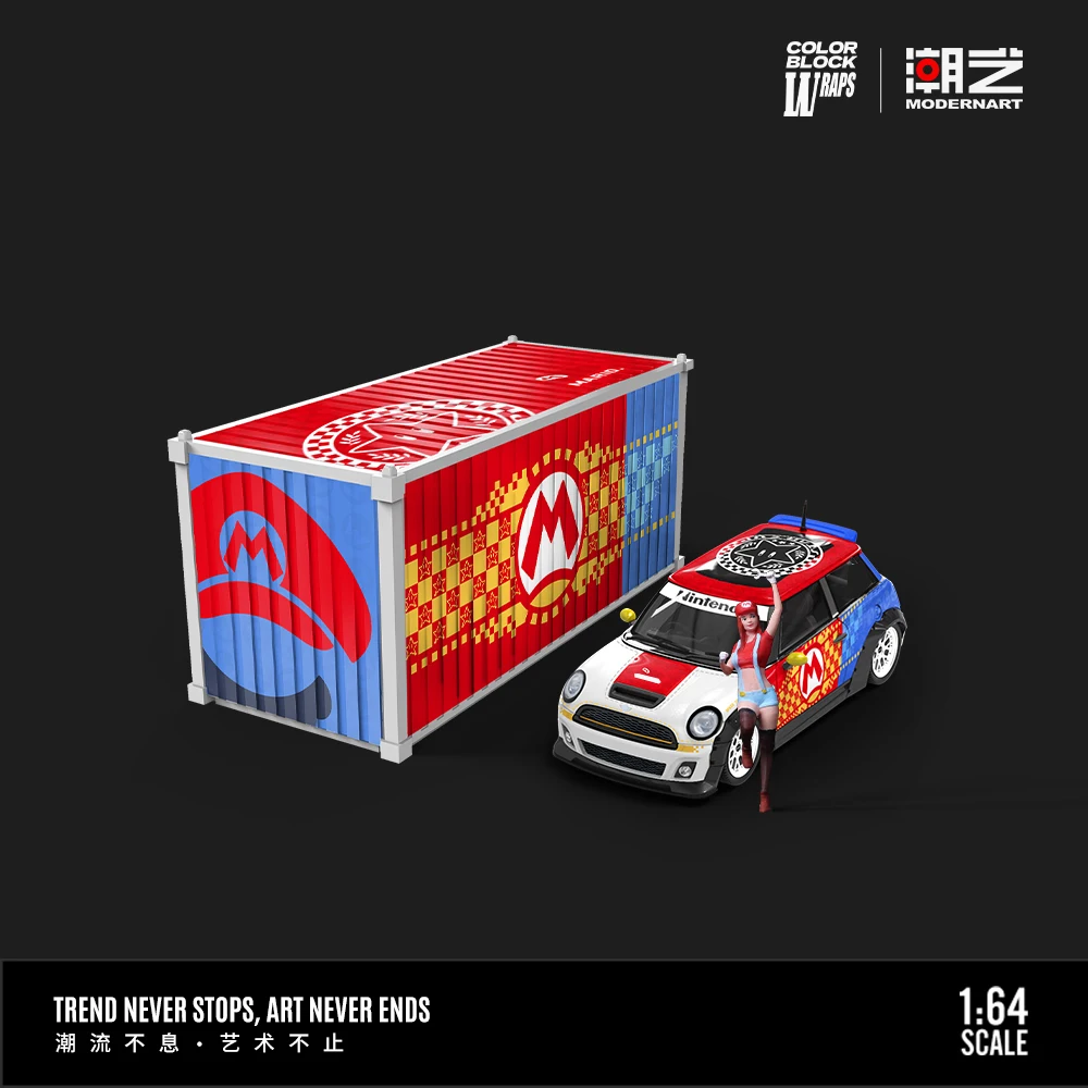 

*Pre-order*ModernArt 1:64 Container Set, Alloy Car Model for Collection&Display&Gift