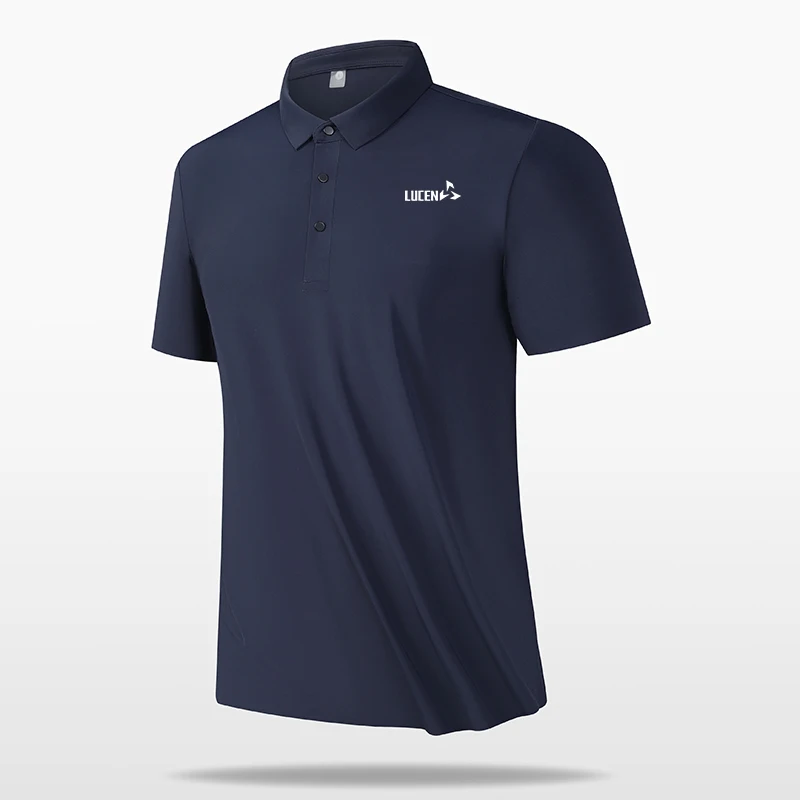 LUCEN Fashion high-quality golf polo shirt for outdoor leisure sports breathable running fitness short-sleeved T-shirt Tops Tees