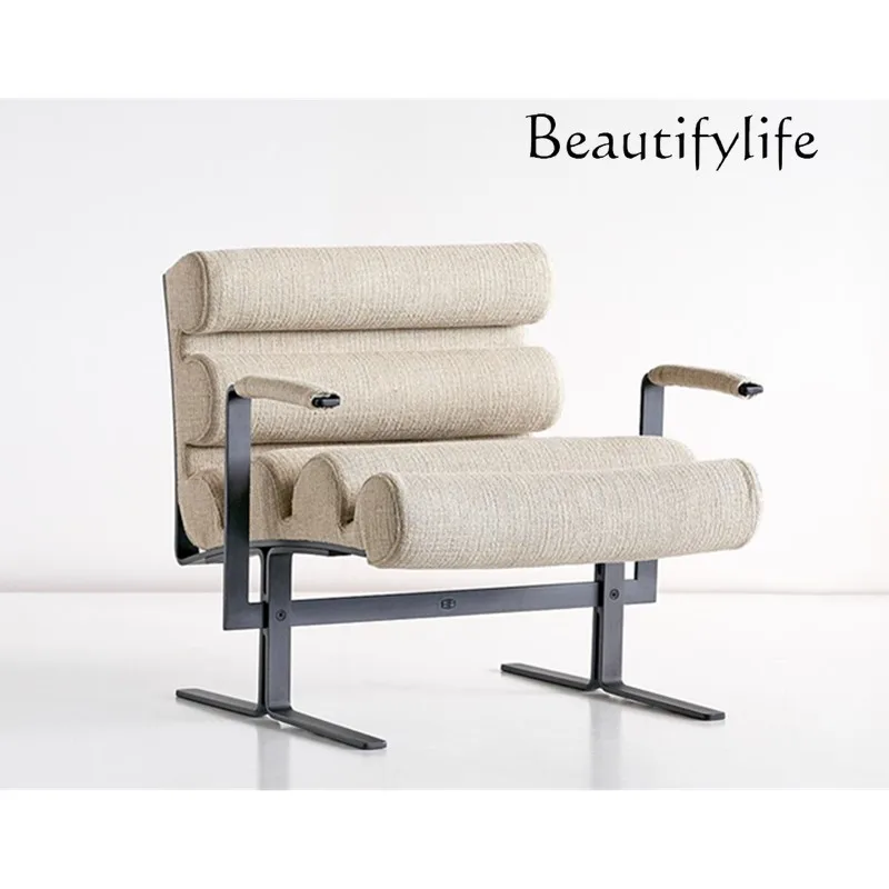 

X Nordic Art Hotel B & B Exhibition Hall Sofa Chair Italian Metal Leisure Chair Personality Creative Back Chair