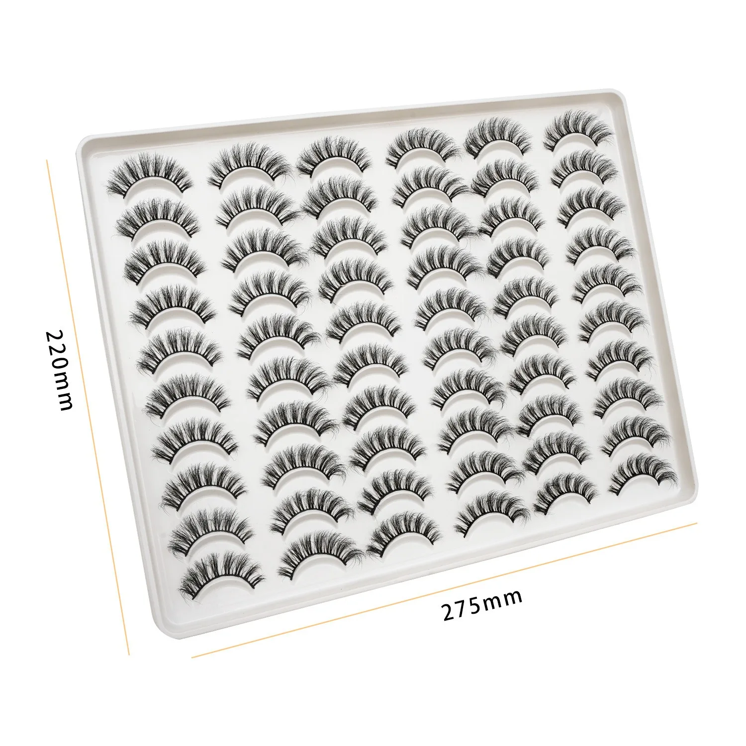 ​ 30 par 3D/5D obszernych sztucznych rzęs - puszyste rzęsy klastry na scenę i imprezę, hipoalergiczne i wodoodporne ​