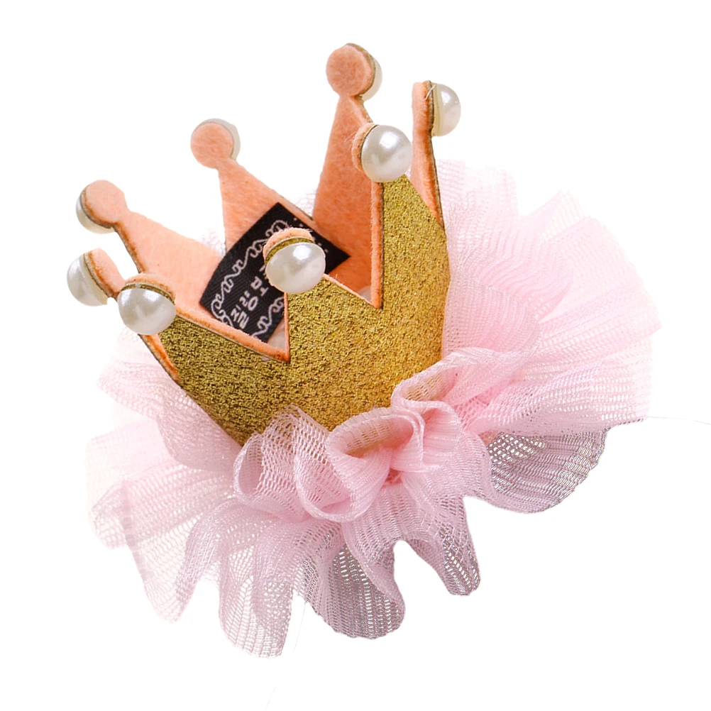 

Dog Crown Pet Accessories Headdress Costume Hair Party Hats Birthday for Pets Animal