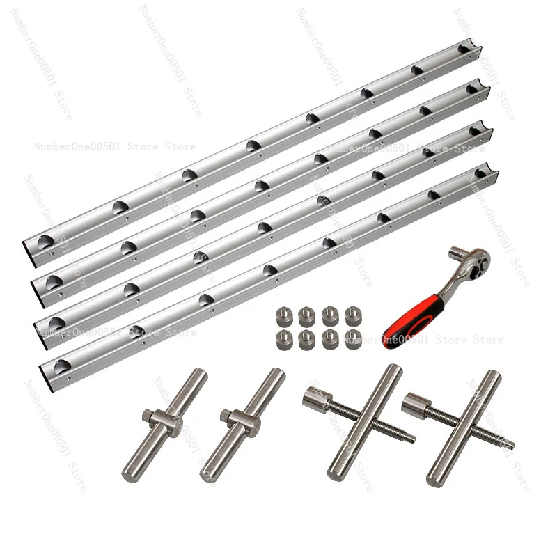 Heavy Duty Woodworking Clamp Quick Release Panel Clamp Workbench Holding Tool Bar Clamp Set