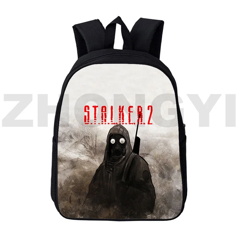 Hot Shooting Game S.T.A.L.K.E.R. 2 Heart of 3D Backpacks Laptop College Men Packbag Stalker 2 Anime Harajuku Kids Boys Schoolbag