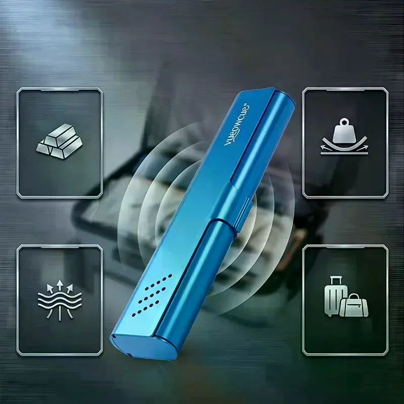 Estojo de Viagem Vazio para Escova de Dentes de Alumínio, Suporte Portátil para Escova de Dentes, Caixa Durável para Escova de Dentes Manual