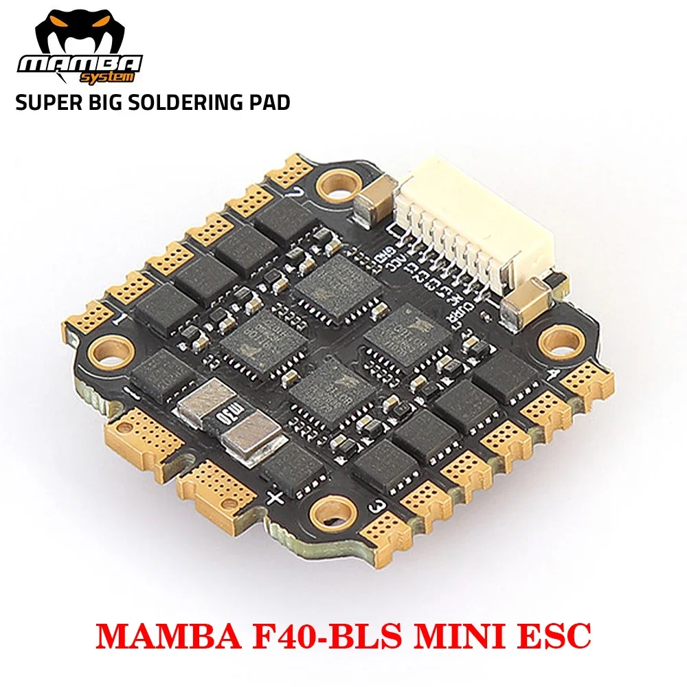 DIATONE MAMBA MINI F30/F40_BLS/F40_128K BLHeli_S/BLHeli_32 4in1 ESC Dshot 300-600-1200 Installation 20mm，M2/M3 For RC FPV Drone