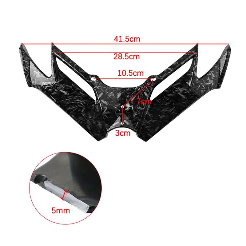 Premium Front Fairing Wing Deflector for Kawasaki Ninja 250 and 300 Motorcycles